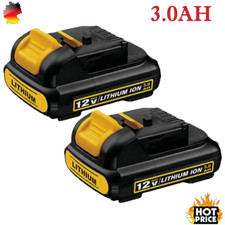 2X 3,0 Ah 10,8 Volt DCB127-XJ Li-Ion Akku Für Dewalt DCB120 DCB121 DCB123 DCB125