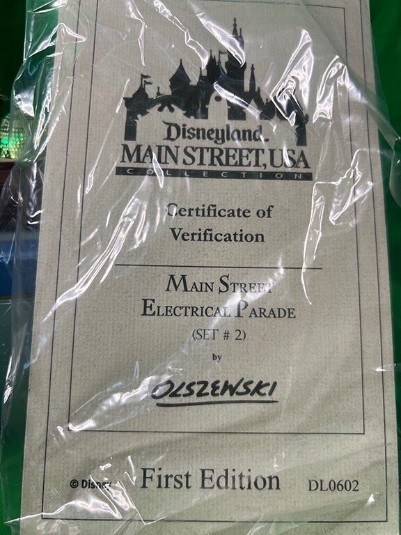 GReeeeN ELECTRICAL PARADE 2014 Tシャツ M Disneyland MAIN STREET ELECTRICAL PARADE #2 First Edition