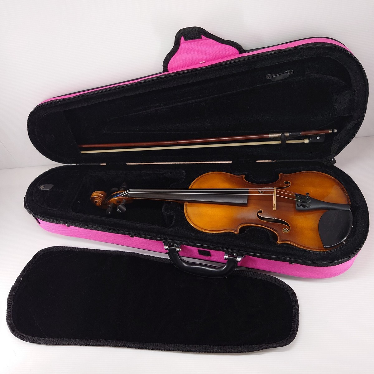 Kiso Suzuki Violin No.9 1/2 Size Anno 1968 Bow Case Vintage