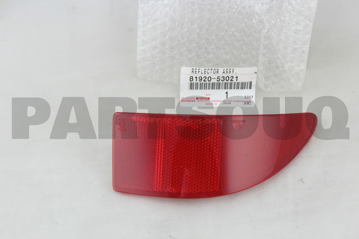 8192053021 Genuine Toyota REFLECTOR ASSY, REFLEX, LH 81920-53021