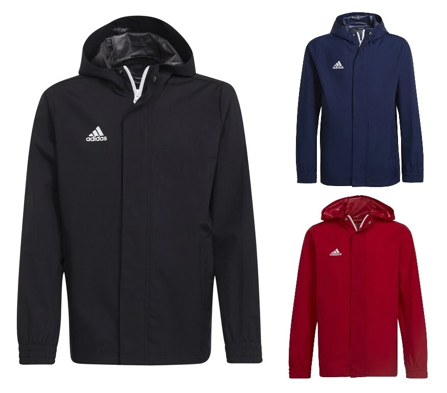 Adidas Boys Girls Rain Jacket Waterproof Coat Top Hoodie Wind Stopper Junior
Opens in a new window o