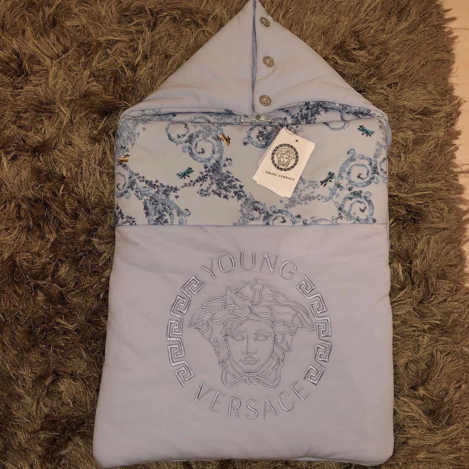 versace baby sleeping bag