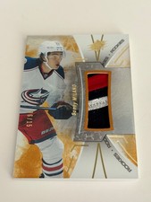 SONNY MILANO 16/17 UPPER DECK SPX 5 COLOR PATCH ROOKIE CARD R-SM 06/15. rookie card picture