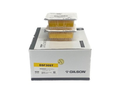(1152) GILSON Pipetman Diamond 30uL DSF30ST Filter Pipet Tips Blister F172313