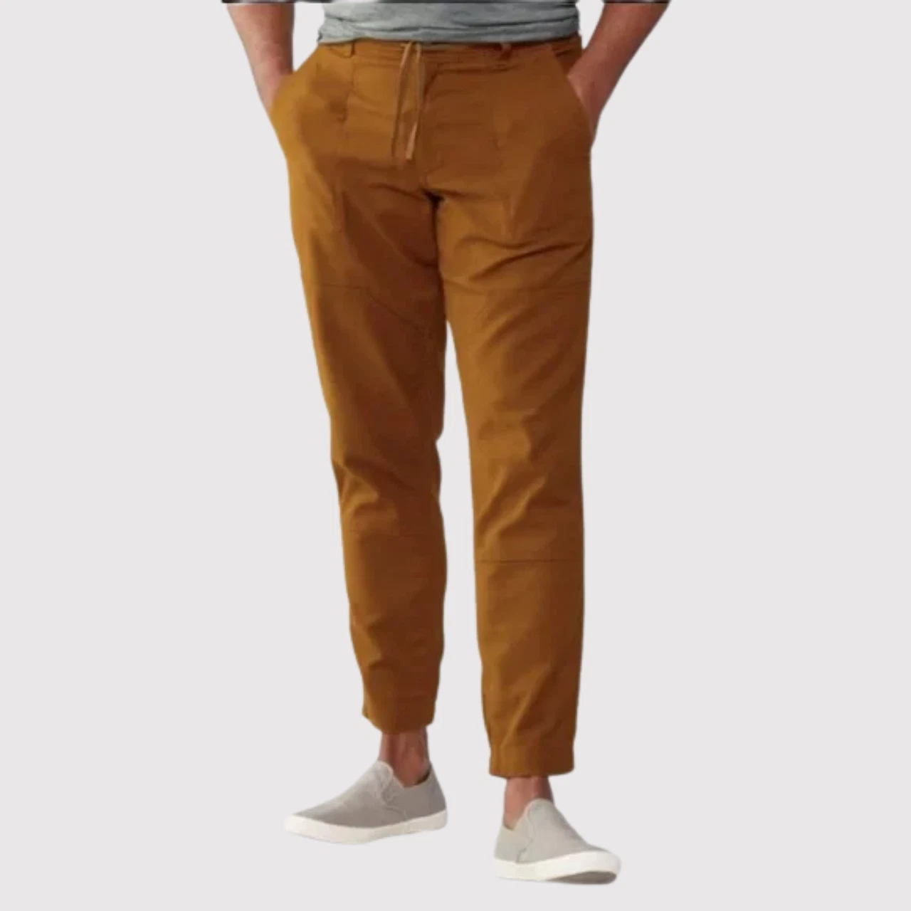 REI Cooperative Mens Pants Brown Trailsmith Jogger Performance Outdoor 34x27