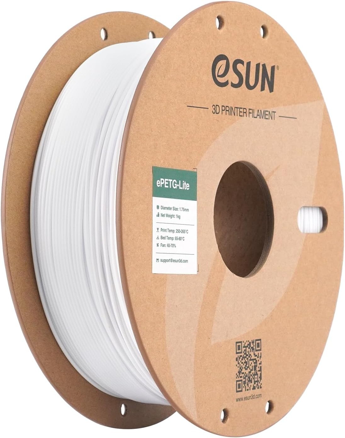 eSUN PETG Filament , hohe Zähigkeit PETG Filament, Spule (2.2 LBS)