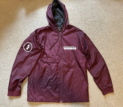Switchfoot Rain Jacket Maroon - The Shadow Proves The Sunshine