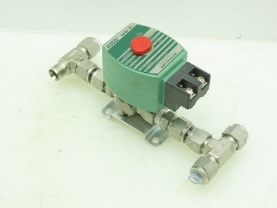 Asco Red-Hat OFKB8262H188VMB Numatic Solenoid Valve SS 2-Way 1/4''NPT 70PSI 24DC