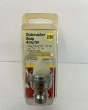 Danco Dishwasher Snap Adapter 2/9H Dual Thread 55/64" - 27 Thd