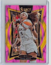 2025 Panini Select WNBA #94 Angel Reese Pink Flash Prizms