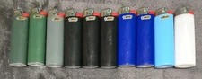 BIC Pocket Lighters Assorted Colors 10 Pre-owned And New