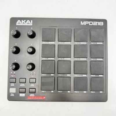 Akai Professional MPD218 MIDI Pad Controller USB w/ 16 MPC Pads Not Tested