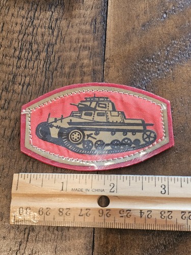 Pre 1930s WWII French Army Light Armor Tank Regiment Patch Badge L@@K!!!