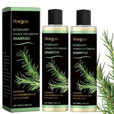 2 Pack Rosemary Hair Growth Shampoo Hydrolyzed Keratin Shampoo for Thinning Hair