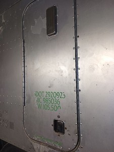 1994 Peterbilt 379 Left Driver Side Sleeper Door 32"X50"  (11350343