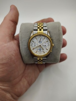 Vintage pulsar v656-9010 Flightmaster Chronograph. New Batt Runs, Desc