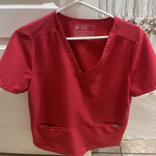FIGS RED AND PINK TECHNICAL COLLECTION 2 POCKET SETS SIZE M MEDIUM