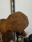 Hand Carved Wood Statue St. George Burlwood Base Missing Spear/staff  — photo 10