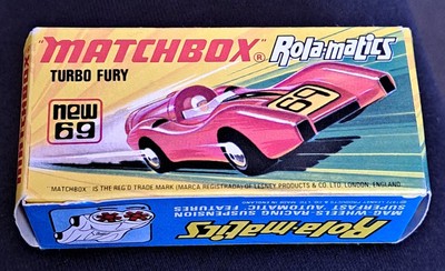 Matchbox Lesney Turbo Fury Rolamatics, New 69, Excellent Condition