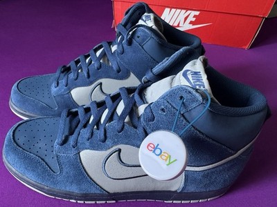 *NEU* Nike Dunk High 'Brave Blue Reflective Silver' - ungetragen - EU47,5 US13