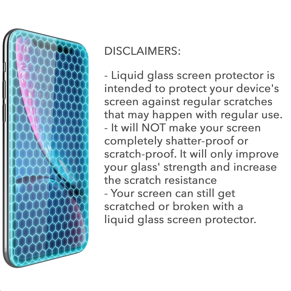 Revestimiento protector de pantalla nano 3PK para teléfonos inteligentes y relojes resistente a roturas Foto 2 de 4