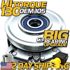 HiTorq BIGBearing Clutch & 20A PTO Switch for Snapper Ferris 5100915SM 5219-34A