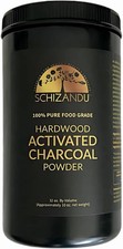 Activated Hardwood Charcoal Powder  Supports Skin, Body, Oral Health, Teeth Whi