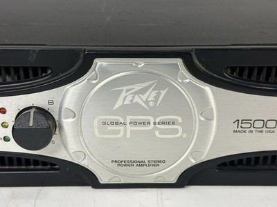 Peavey GPS 1500 Professional Stereo Power Amplifier 2 X 750 Watts