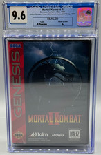Mortal Kombat II 2 Sega Genesis Sealed New CGC 9.6 A+ Graded Midway Acclaim