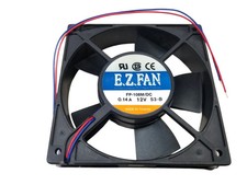 FP-108M/DC-12V-S3-B, EZ FAN 120mm x 25mm 12V DC Cooling Fan  62 CFM