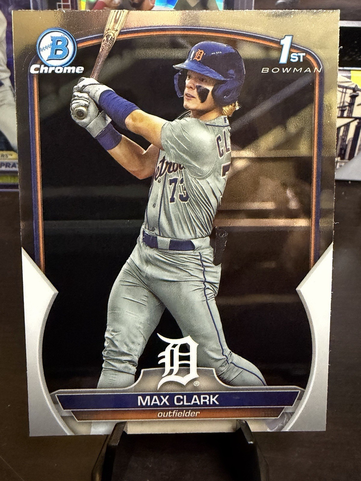 2023 Bowman Chrome Max Clark Tigers 1st