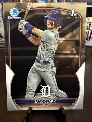 2023 Bowman Chrome Max Clark Tigers 1st