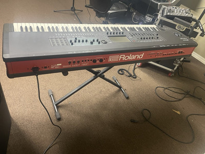 Roland Fantom 8 EX- two keys stick but they work. Hardly used