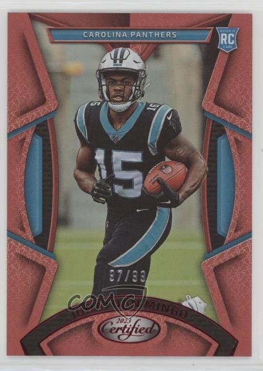 2023 Certified Rookies Mirror Red /99 Jonathan Mingo #181 Rookie RC fs9