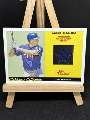 MARK TEIXEIRA 2007 TOPPS HERITAGE RELIC BASEBALL KARTE #CC-MT - TEXAS RANGERS