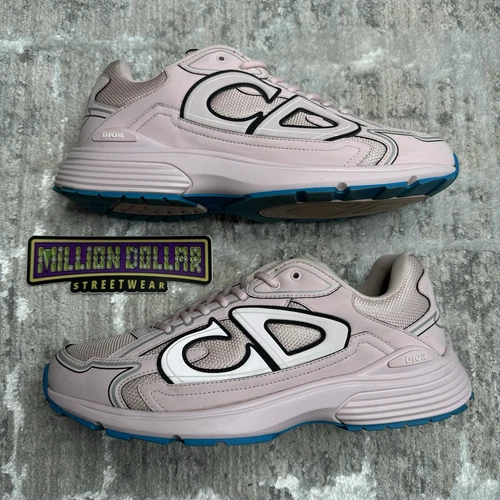 Baskets réfléchissantes Dior B30 « rose bleu fluo » taille 11M/44EU