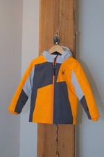 Spyder Boys Ski Jacket- Spyder Orange Size 4