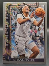 2025 Topps Holiday Terrence Shannon Jr Silver Glitter H88 Minnesota Timberwolves