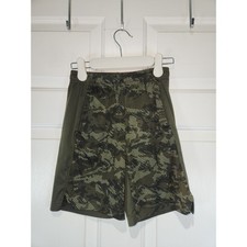 Boy's Sz 8 Athletic Green Pull On Shorts Inside Drawstring Old Navy