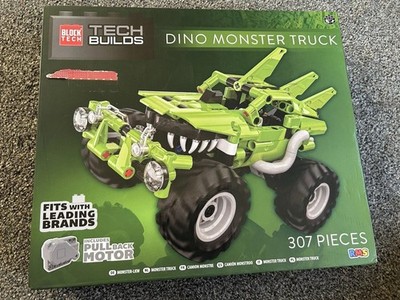 NEU Block Tech - Tech Builds - Green Dino Monster Truck Set 307 Teile