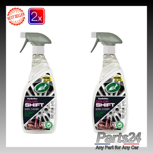 2x Turtle Wax ColorShift Wheel Cleaner - 750ml - New