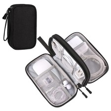 Tech Organizer Travel Case, Carrying Tech Kit for Electronics and Accessories...