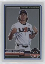 2023 Panini USA Baseball Stars & Stripes Carson Montgomery #76 0u7