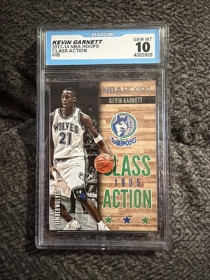 2013 Panin Hoops Class Action Kevin Garnett Card #18 DSG gem mt 10