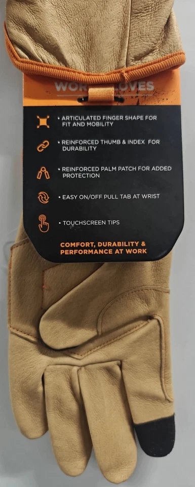 Timberland PRO Guante de Trabajo de Cuero para Hombre Talla L NUEVO CON ETIQUETA Foto 4 de 4