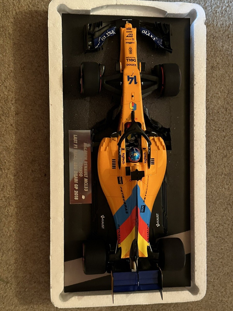 1/18 マクラーレン MCL33 ラストF1レース F.アロンソ PMA MINICHAMPS FERNANDO ALONSO McLAREN MCL33 2018 ABU DHABI GP 1