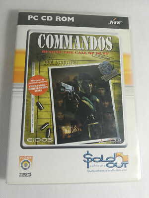 PC CD ROM COMMANDOS BEYOND THE CALL OF DUTY 