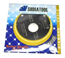 Diamond Blade Dry Wet Thin Turbo Saw Blade Wheels Tile Concrete 4-1/2" 5 Pack