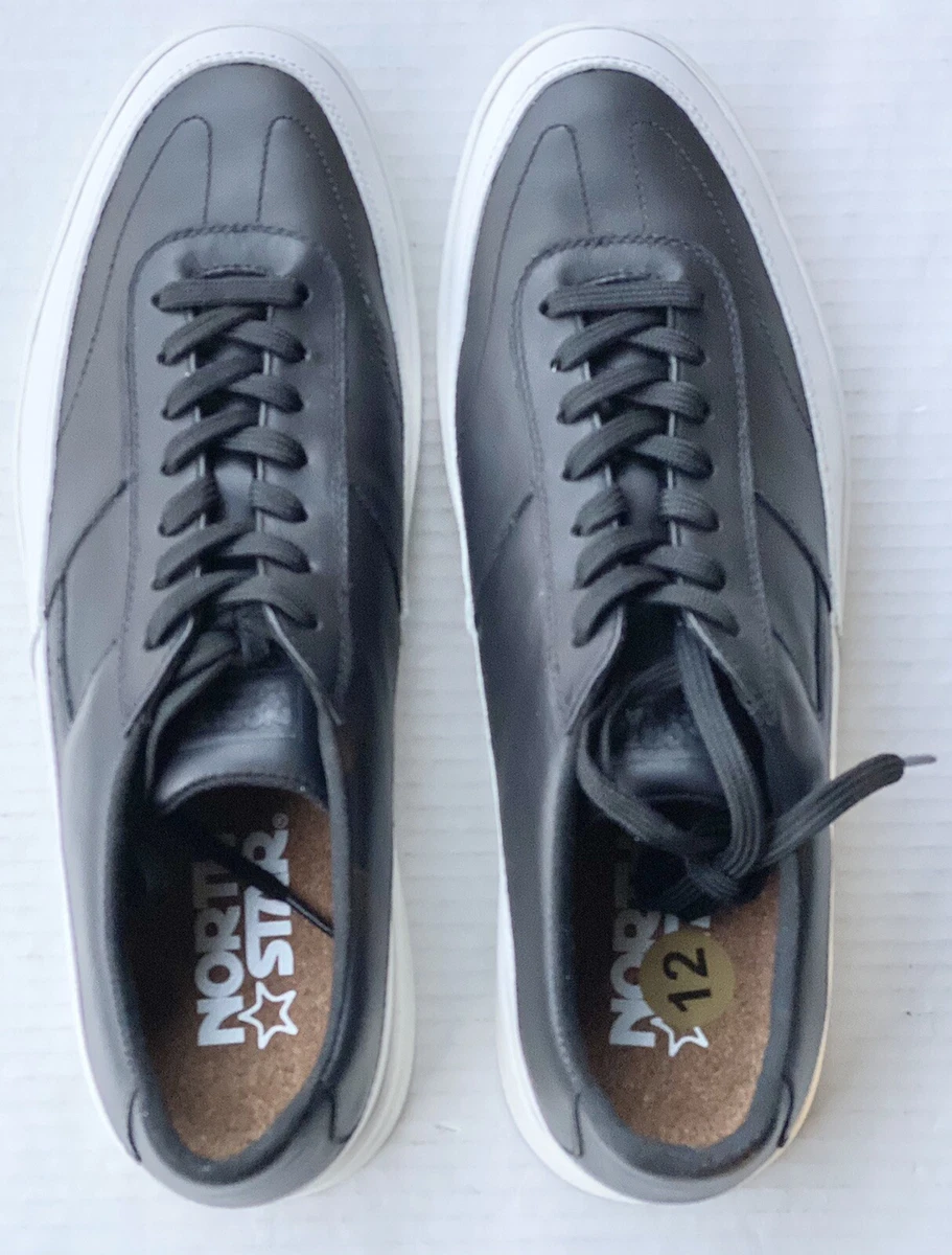 Bata North Star Men s White Black Shoes Size 12 New Sneakers