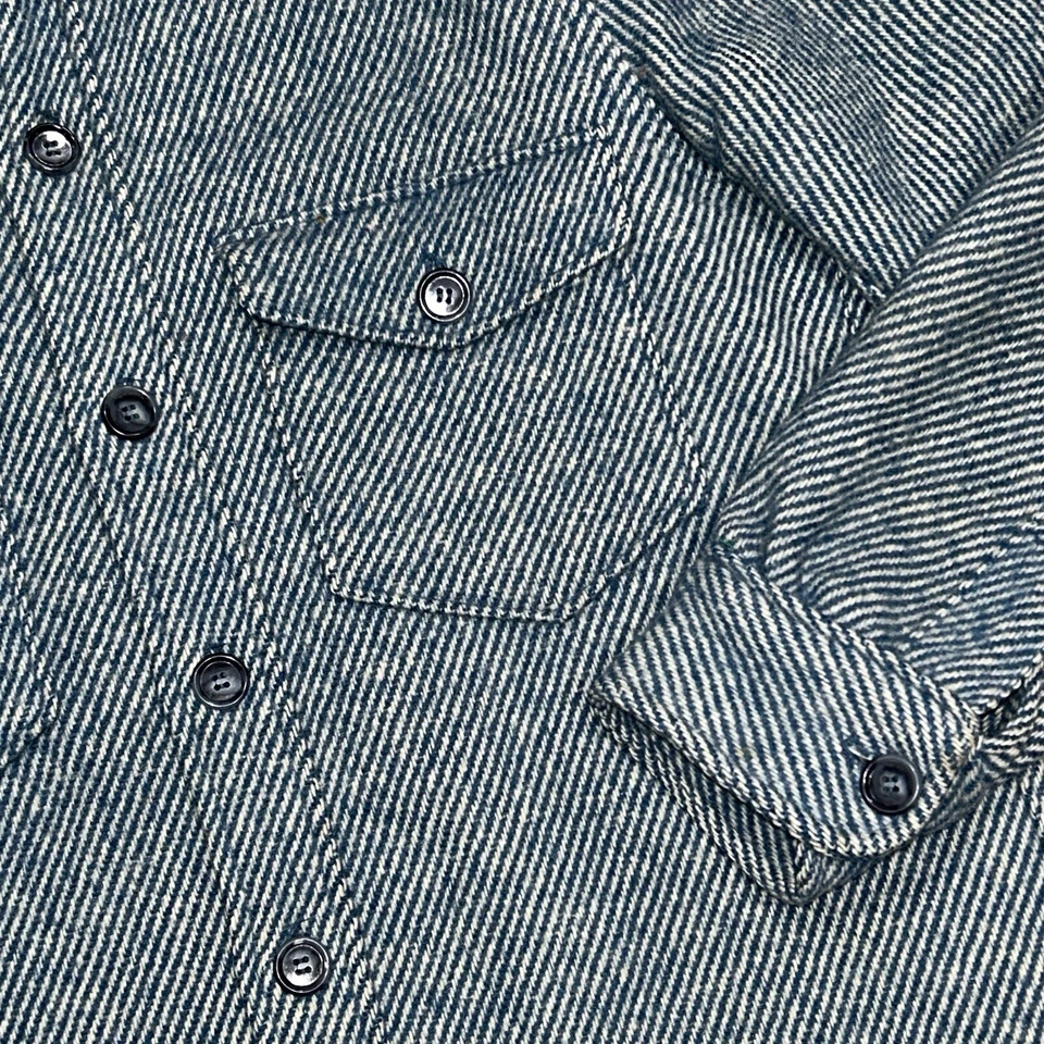 Vintage L.L. Bean Long Northwoods Button Up Shirt Jacket USA Made Men’s Medium - Image 3 of 4